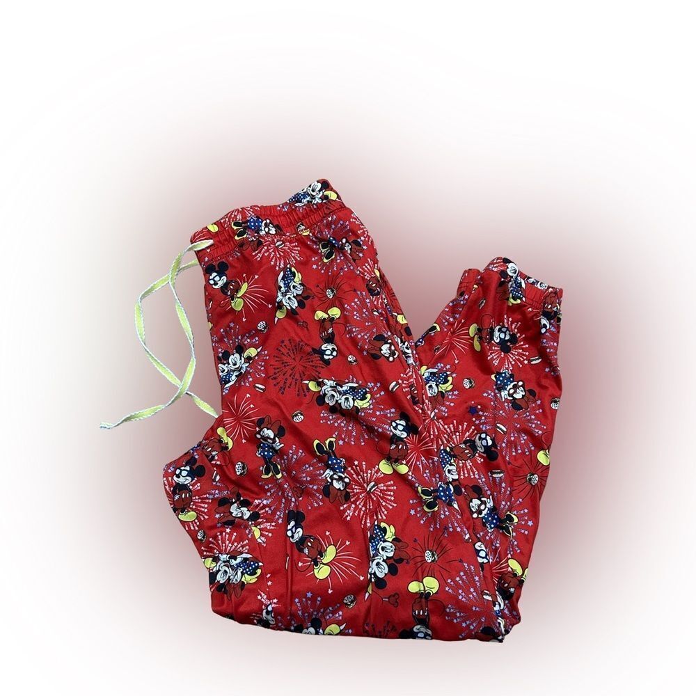 Women’s Disney Minnie and Mickey Mouse Fourth Of July Fireworks Pajama Pants